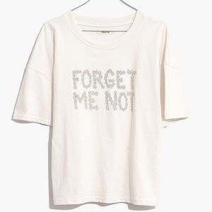 Madewell forget me not graphic tee